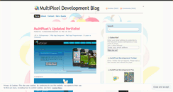 Desktop Screenshot of multipixeldevelopment.wordpress.com