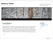 Tablet Screenshot of mulberrytasker.wordpress.com