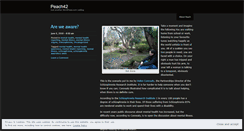 Desktop Screenshot of peach42.wordpress.com