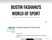Tablet Screenshot of bustinblogs.wordpress.com
