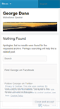 Mobile Screenshot of georgedans.wordpress.com