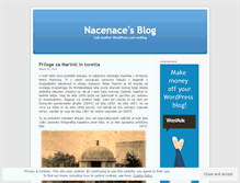 Tablet Screenshot of nacenace.wordpress.com