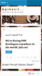 Mobile Screenshot of apikecil.wordpress.com