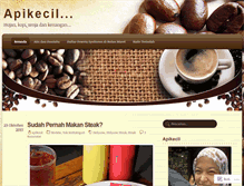 Tablet Screenshot of apikecil.wordpress.com
