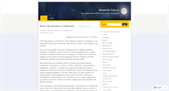 Desktop Screenshot of amarelofosco.wordpress.com
