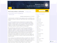 Tablet Screenshot of amarelofosco.wordpress.com