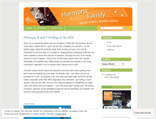 Tablet Screenshot of harmonicfamily.wordpress.com