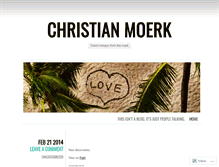 Tablet Screenshot of christianmoerk.wordpress.com
