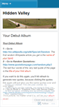Mobile Screenshot of hiddenv.wordpress.com