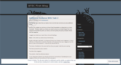 Desktop Screenshot of btecfirstblog.wordpress.com