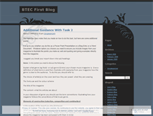 Tablet Screenshot of btecfirstblog.wordpress.com