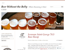 Tablet Screenshot of beerwithoutthebelly.wordpress.com