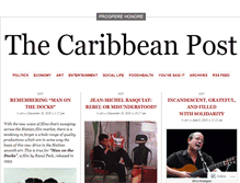 Tablet Screenshot of caribbeanpost.wordpress.com