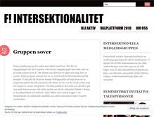 Tablet Screenshot of intersektionalitet.wordpress.com