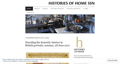 Desktop Screenshot of historiesofhomessn.wordpress.com