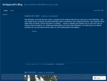 Tablet Screenshot of kerlygisseth.wordpress.com