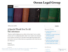 Tablet Screenshot of oceanlegalgroup.wordpress.com