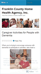 Mobile Screenshot of franklincountyhomehealth.wordpress.com