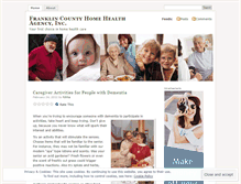 Tablet Screenshot of franklincountyhomehealth.wordpress.com