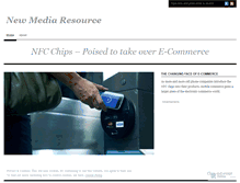 Tablet Screenshot of newmediaresource.wordpress.com