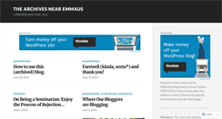 Desktop Screenshot of nearemmaus.wordpress.com