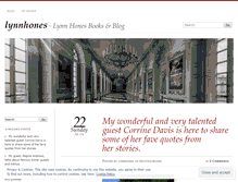 Tablet Screenshot of lynnhones.wordpress.com