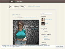 Tablet Screenshot of piccarastore.wordpress.com