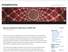 Tablet Screenshot of besttabletonline.wordpress.com