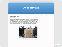 Tablet Screenshot of annehowatt.wordpress.com