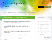 Tablet Screenshot of gippslandgardener.wordpress.com