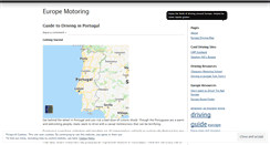Desktop Screenshot of europemotoring.wordpress.com