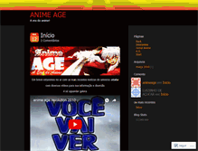 Tablet Screenshot of animeage.wordpress.com