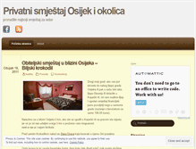 Tablet Screenshot of privatnismjestaj.wordpress.com