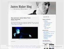 Tablet Screenshot of jamesmaker.wordpress.com