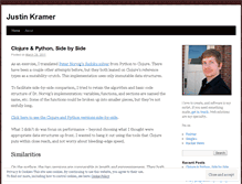 Tablet Screenshot of jkkramer.wordpress.com