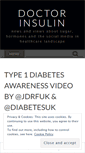 Mobile Screenshot of doctorinsulin.wordpress.com