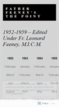 Mobile Screenshot of fatherfeeney.wordpress.com