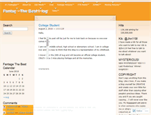 Tablet Screenshot of fantagethebest.wordpress.com