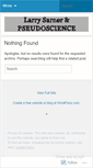 Mobile Screenshot of larrysarnerpseudoscience.wordpress.com