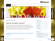 Tablet Screenshot of filmzoo.wordpress.com