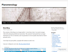 Tablet Screenshot of planomenology.wordpress.com
