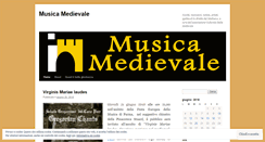 Desktop Screenshot of italiamedievale.wordpress.com