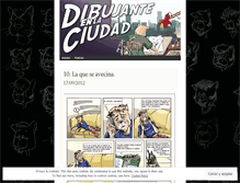 Tablet Screenshot of dibujanteenlaciudad.wordpress.com