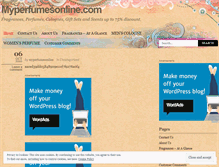 Tablet Screenshot of myperfumesonline.wordpress.com