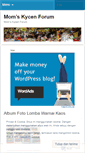 Mobile Screenshot of momskycenforum.wordpress.com