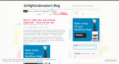 Desktop Screenshot of nightclubmaster.wordpress.com