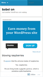 Mobile Screenshot of blabel.wordpress.com