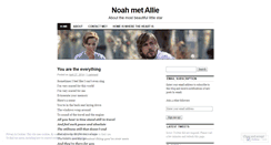 Desktop Screenshot of noahmetallie.wordpress.com