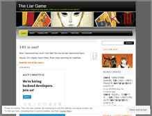 Tablet Screenshot of liargame.wordpress.com