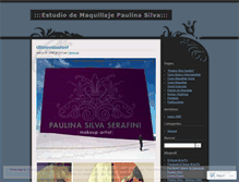 Tablet Screenshot of paulinasilva.wordpress.com